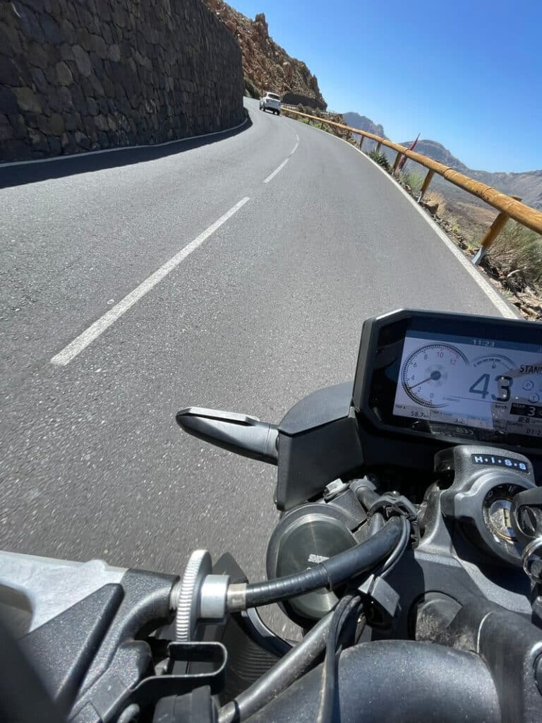 Honda CB750 Hornet Tenerife topview (1) (1) svg+xml;charset=utf