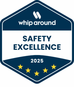 Canary Ride Receives Safety Excellence Award from Whip Around 1 Safety Excellence Badge